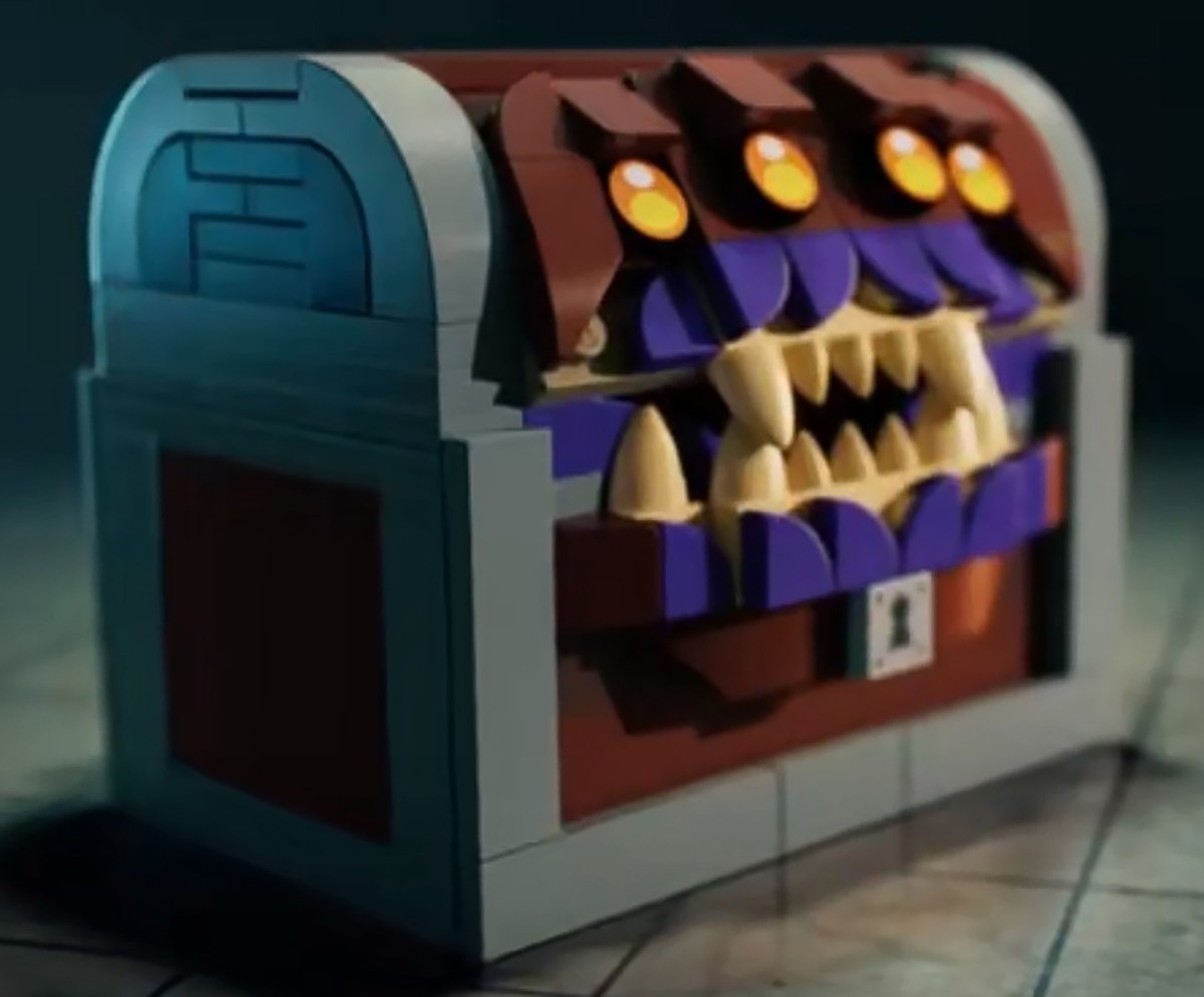 Unveiling the Next Brick-Built Possibility – Will This LEGO Dungeons and Dragons Mimic Become an Actual Set?
